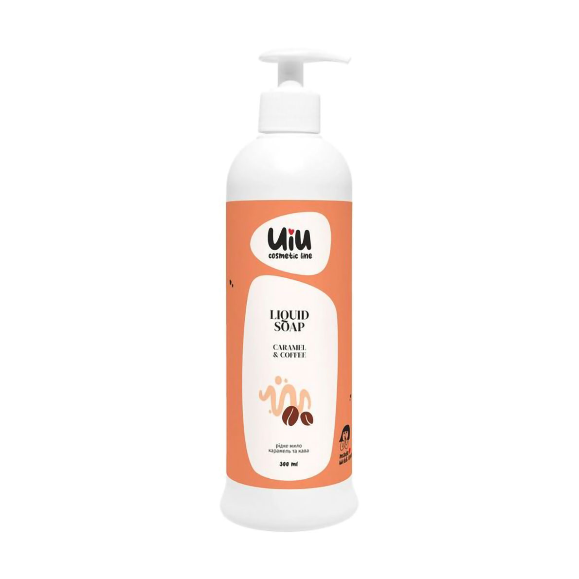 Рідке мило UIU Liquid Soap Caramel &amp; Cofee Карамель та кава, 300 мл